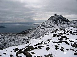 Pohled na vrchol Askivalu od severu