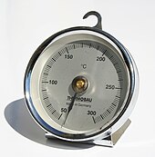 Bi-metallic thermometer for cooking and baking in an oven Backofenthermometer.jpg