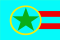 Bandera de la isla de Tanna, en la Provincia de Tafea, y de su movimiento secesionista