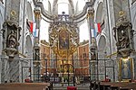 Interior of the Basilica of the Visitation