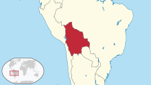 Location of Bolivia Bolivia in its region.svg