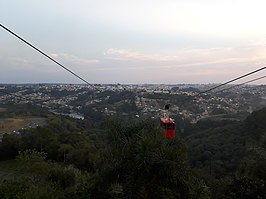 De kabelbaan bondinho van Telêmaco Borba