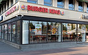 A Burger King restaurant in Mikkeli, Finland