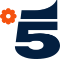 Canale 5's previous logo from 2001 to 2018