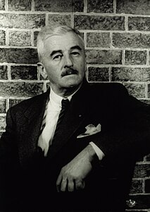 William Faulkner, by Carl Van Vechten (restored by Adam Cuerden)