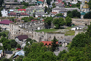 Photo of Chortkiv' Castle.