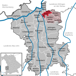 Dürrlauingen - Localizazion