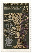 DDR-Briefmarke „Ivenacker Eichen“