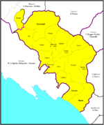 Mappa della diocesi