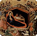 Nativity, with Salome (1308-1311) by Duccio