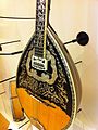 Modern bouzouki with inlaid rosette and scratch plate.