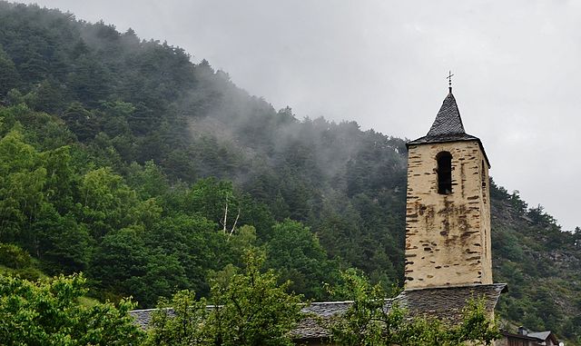Church tower of Sant Joan de Sispony
