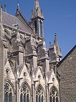 Buttresses of Laon Cathedral