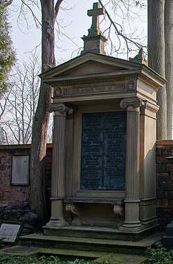 Nicolais grav i Mannheim.