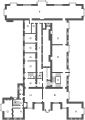 Plan des ersten Stocks aus den 1880er Jahren.