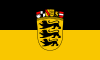 Флаг земли Баден-Вюртемберг (государственный, большой герб) .svg
