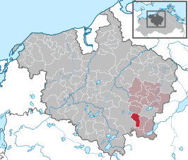 Kaart van Groß Wokern