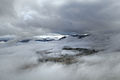 Heavy mist filling a valley