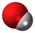 Estructura 3D del ion hidroxilo