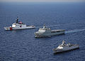 KRI Banda Aceh, KRI Sultan Iskandar Muda and USCGC Waesche on 7 June 2012.