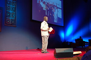 James Shikwati, Kenyan economist, at the TEDGl...