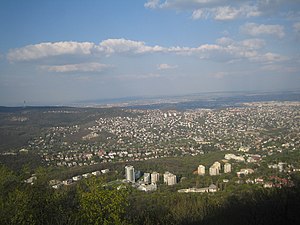 View from Janoshegy Hill Watchtower, Budapest