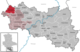 Läget för kommunen Kaiserpfalz i Burgenlandkreis