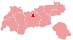 Розташування міста Інсбрук