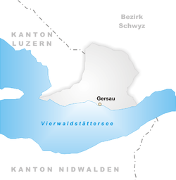 Vị trí của Huyện Gersau