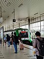 Kereta Api Bandara YIA sedang menunggu keberangkatan di Jalur 1, 2022