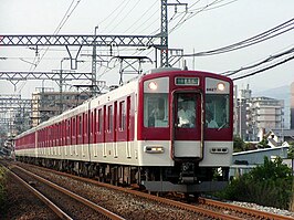 Kintetsu Nagano-lijn op de kaart