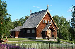 Kvikkjokks kyrka i augusti 2008