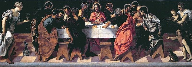 Archivo:La Última Cena (Iglesia de San Marcuola, Venecia, 1547) - Tintoretto.jpg