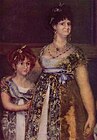 De familie van Karel IV (detail) (1800-01)