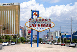 Skyline of Lakanbalen ning Las Vegas Nevada