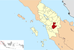Reggenza di Padang Lawas Settentrionale – Mappa