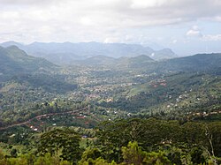 Aerial view of Lushoto