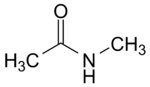 Strukturformel von N-Methylacetamid