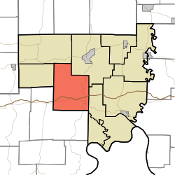 Location of Union Township in Crawford County