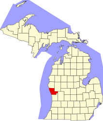 Contea di Muskegon – Mappa