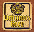 Bierfilzl des Urbanus-Biers