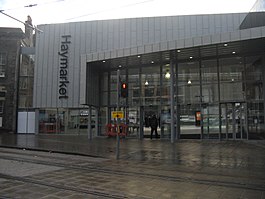 New entrance to Haymarket station, Edinburgh.jpg