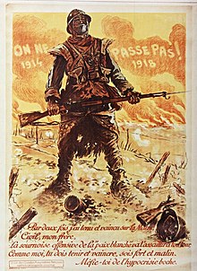 Poster, c. 1918 by Maurice Neumont On Ne Passe Pas 1918.jpg