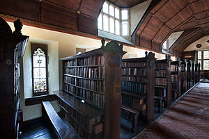 English: Library at Merton College, Oxford, UK