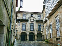 Palazzo barocco stemmato del Museo di Pontevedra