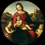 Rafaël, Madonna Terranuova, 1505, Gemäldegalerie, Berlijn