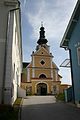 Pfarrkirche in der Vorderansicht