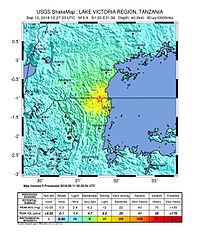 Shakemap Earthquake 10 Sep 2016 Tanzania.jpg