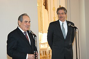 Mintimer Shaimiev and William Joseph Burns.