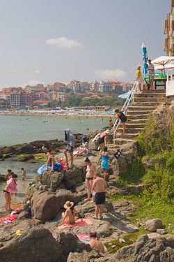 Созополь, Болгария, пляж от Jeroen Kransen.jpg
